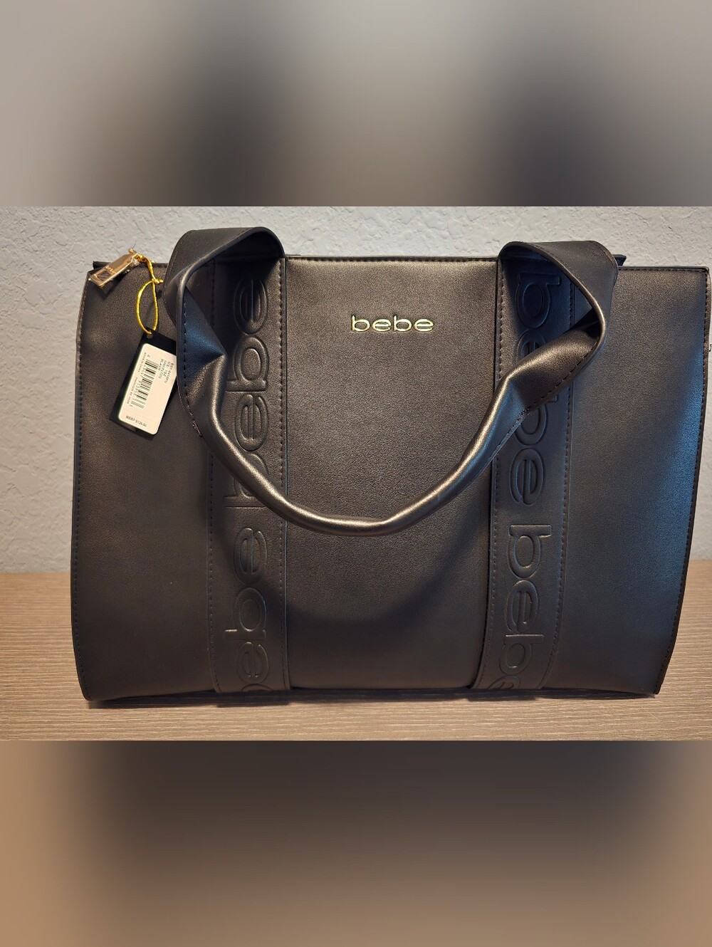 Black BeBe Tote Bag [16"×12"×8"]